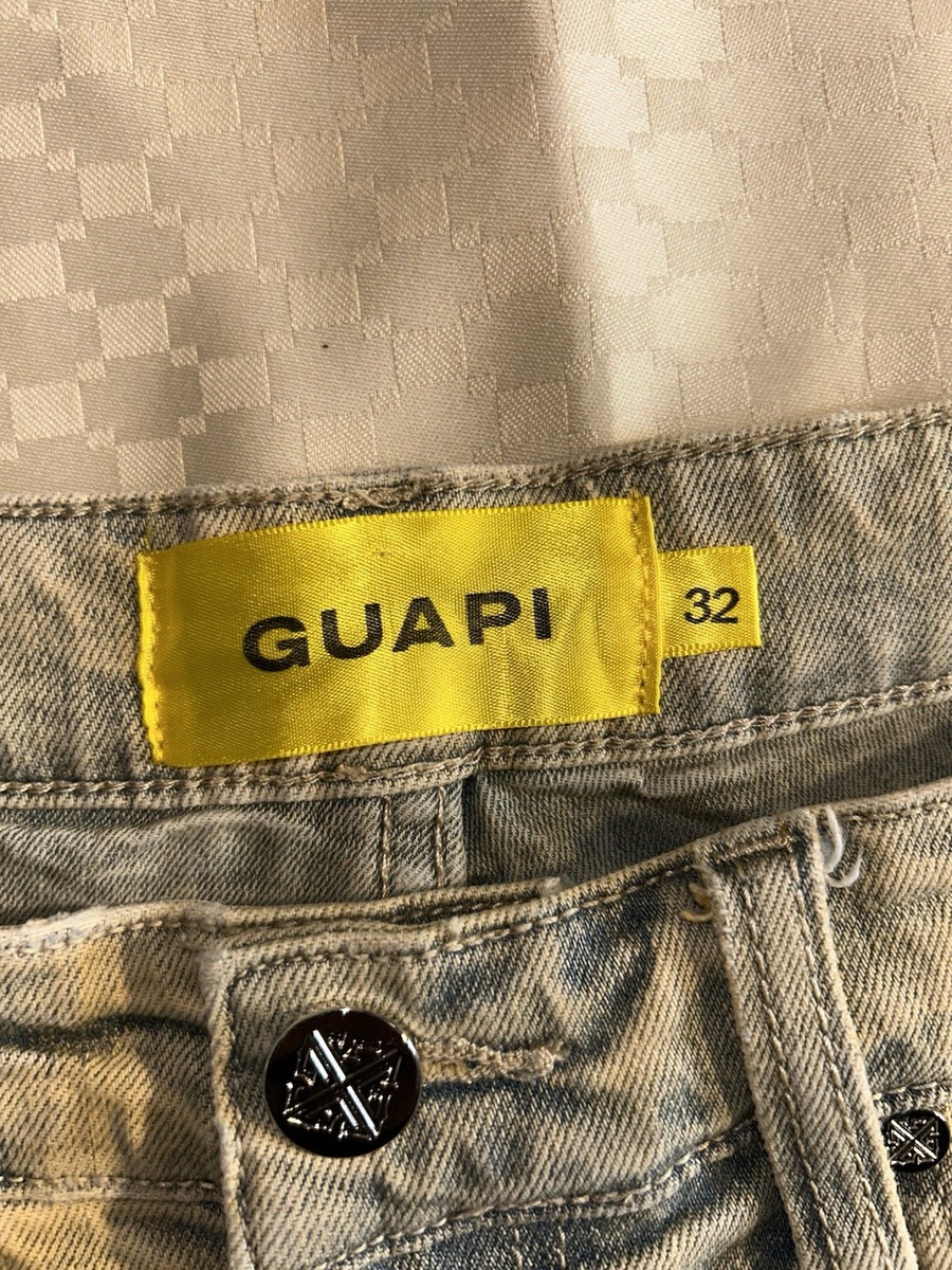 Guapi Double Knee Star Jorts Size 32 Shorts View 3