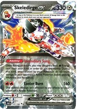 Paradox Rift Skeledirge ex 137/182 Double Rare Pokemon NM/M