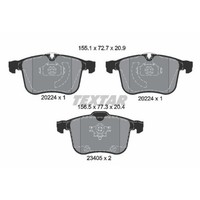 Textar BremsbeläGe Bremsbelegsatz Vorne FüR Saab 9-3 Cabriolet Opel Vectra C