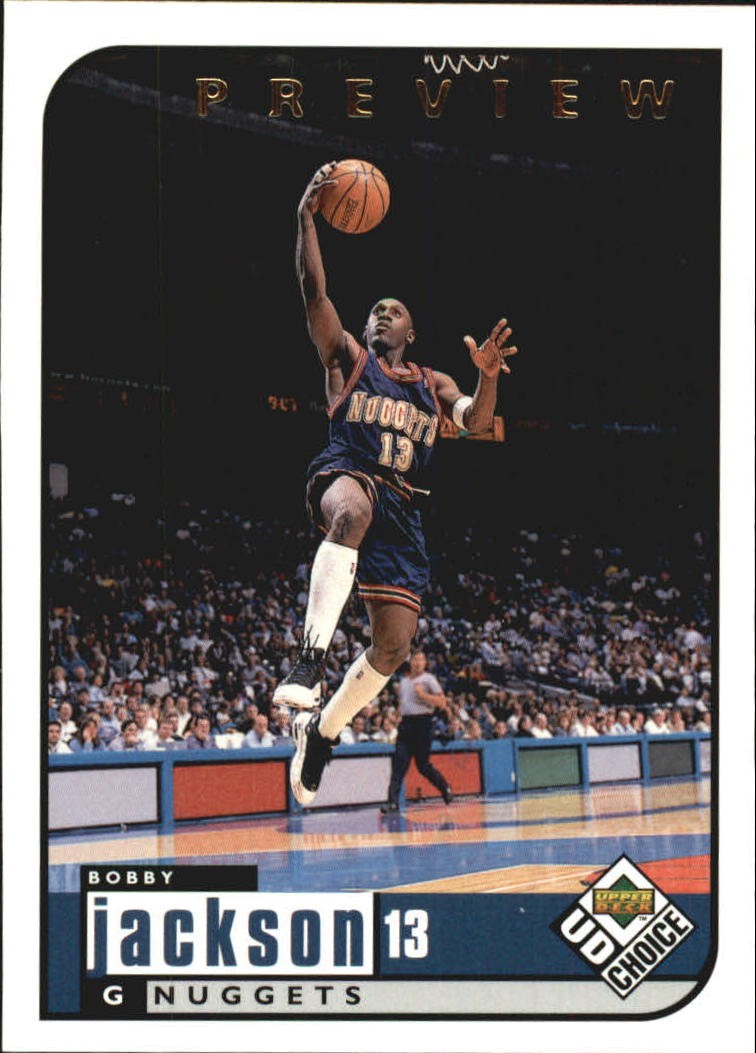 1998-99 UD Choice Preview #34 Bobby Jackson - BSK