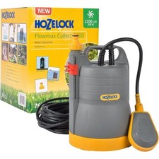 Hozelock 7612 Flowmax 2200L Submersible Water Butt Pump Float Switch Rain 300W