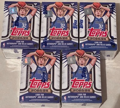 2025-26 NBA Topps CHROME Basketball Value / Blaster Box – Overtime