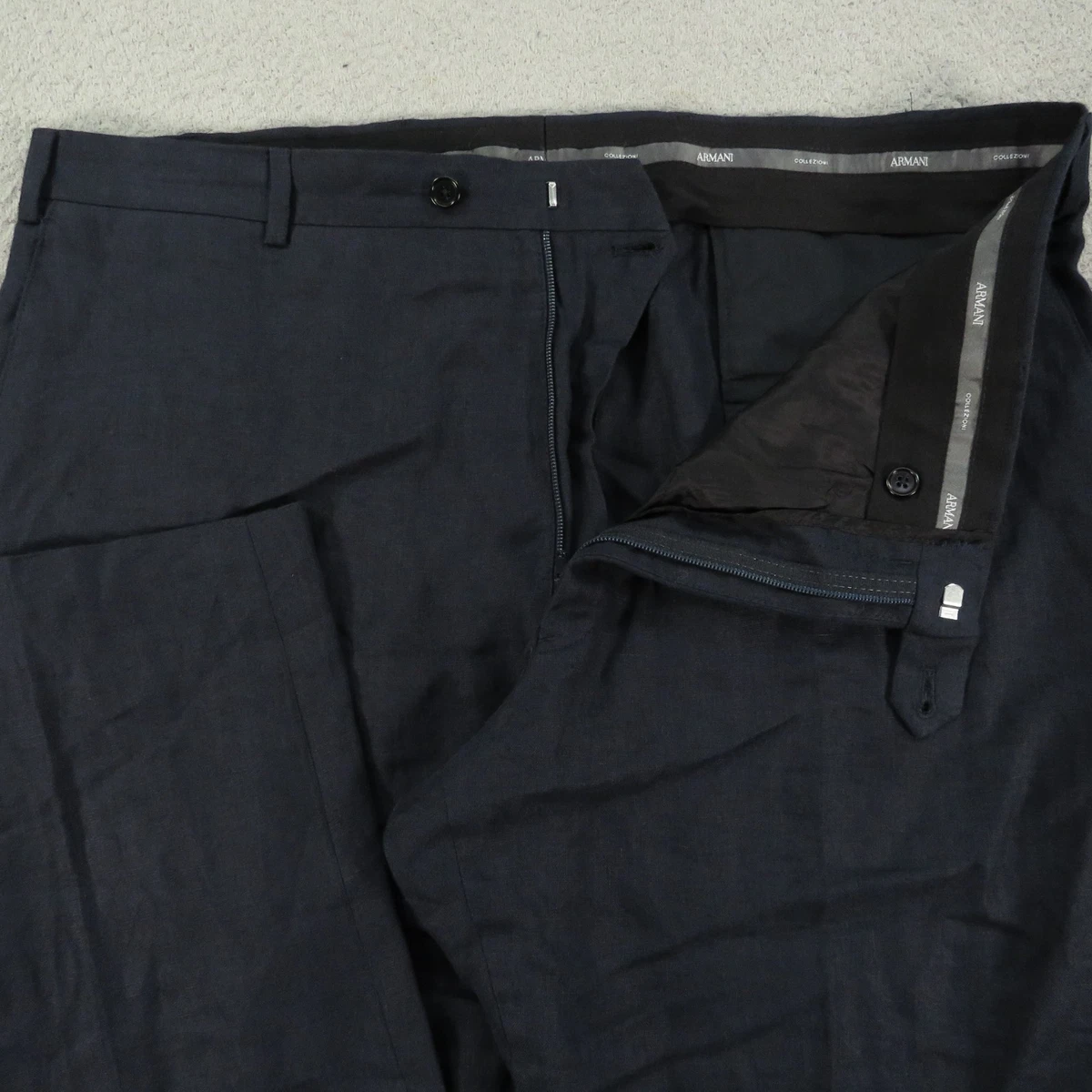 パンツ armani collezioni / cotton pants Armani Collezioni Linen Pants for Men for sale | eBay