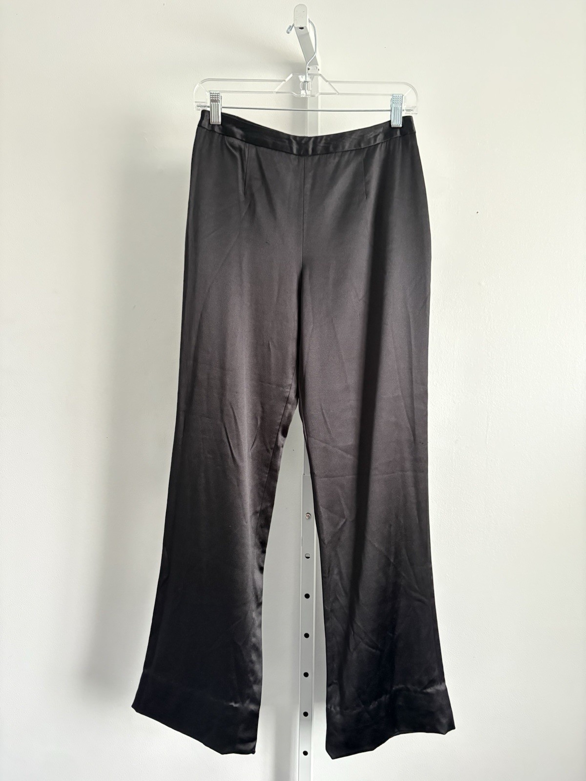 Vtg Giorgio Armani Black Label Wool Silk Trousers Pants Size 44 (US 8-10) Italy