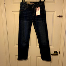 Levi's 510 Jeans 18 Boys Youth Size Blue Denim Skinny Leg Stretch Dark Wash NWT