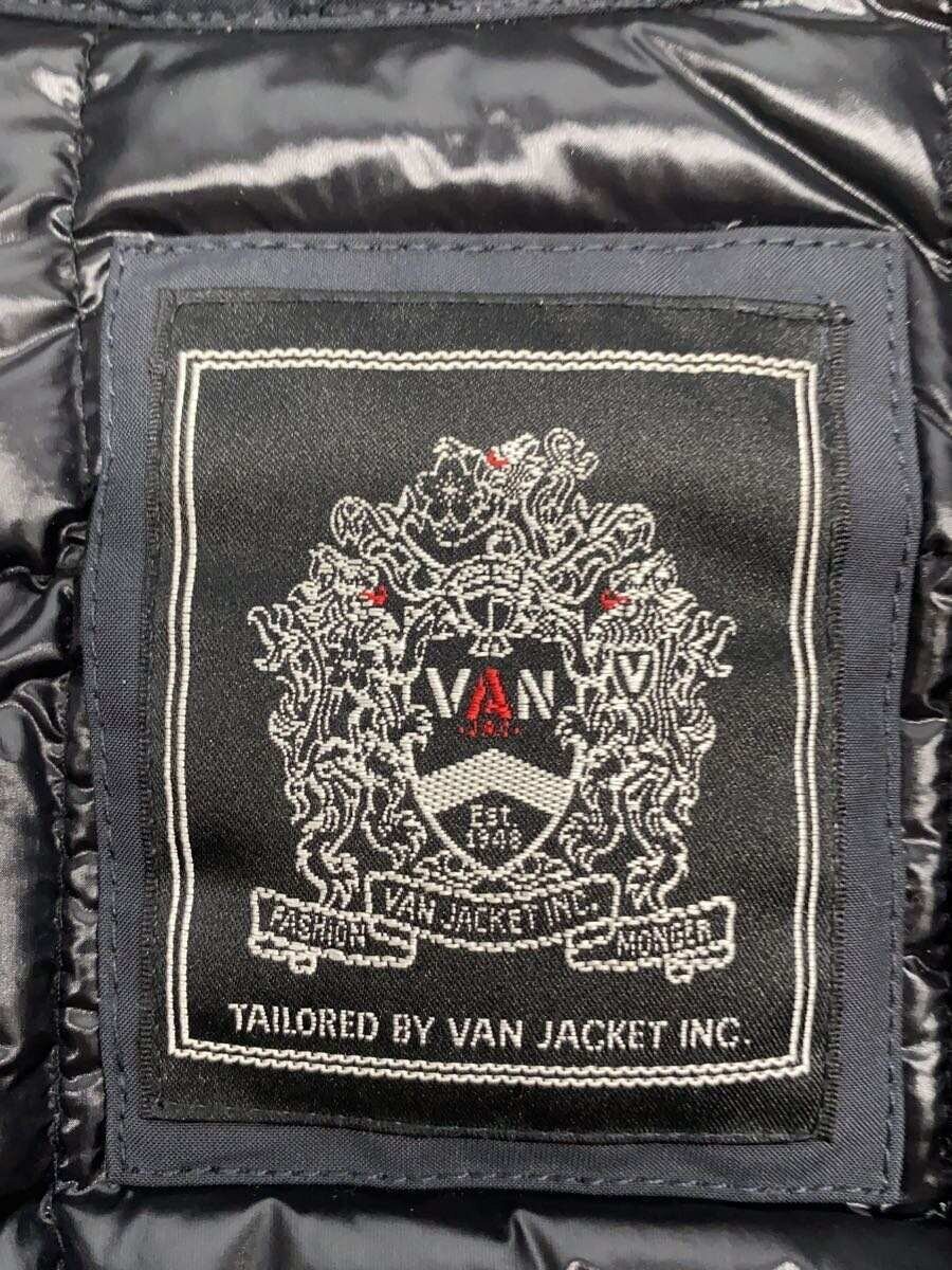 VAN Down Jacket, Medium, Polyester, Navy, JC-16519 - image 3