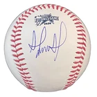 Franklin Arias Signed Rawlings 2026 Futures Game Logo Baseball JSA Red Sox
