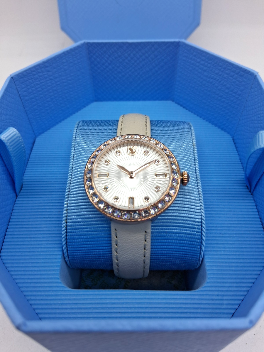 Swarovski Matrix tennis 7-link watch, 5672968, Beige, Crystals