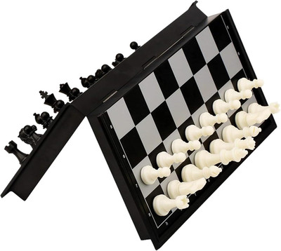 Magnetic  Chess Set 9.84 Inches with Folding Chess Board Educational Toys for Ki