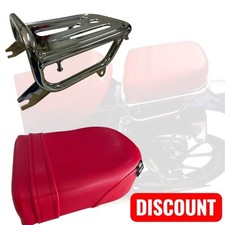 Honda C125 Rear Carrier Rack + Red Seat Pad Super Cub 125 Upgrade 2019-2024