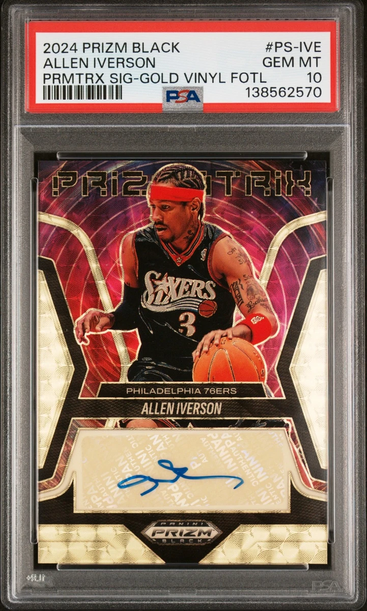 Allen Iverson 10 Graded Basketball Sports Trading Cards