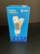 AT T Trim line Telephone, White, NIB