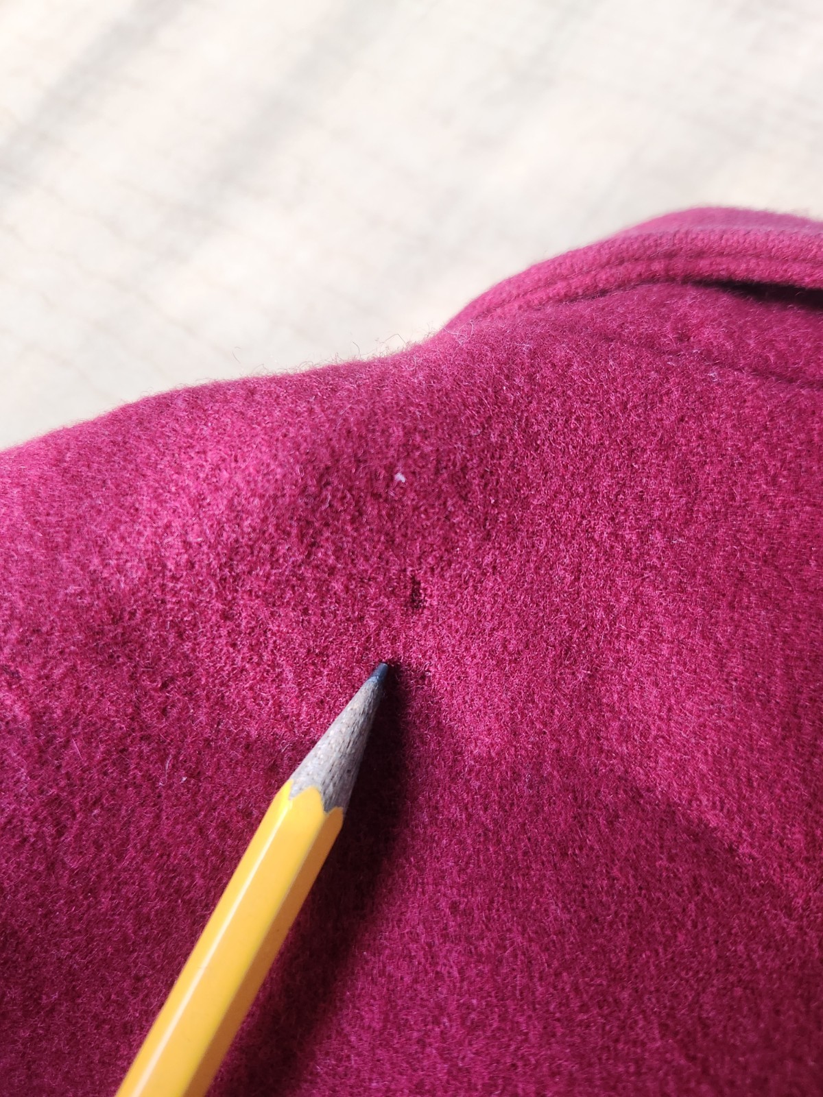 Men's Red Wool Pendleton Jacket, Size Medium - image 16