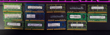 Lot of 14 Mixed brand /size SoDIMM Laptop Memory