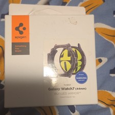 Spigen Rugged Armor Black Case for Samsung Galaxy Watch7 44mm ACS08337