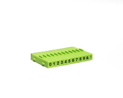 USA Stamp Attachable Numbers, Arial Rounded MT Bold Font, 12 Pieces (ALSS1N-1...