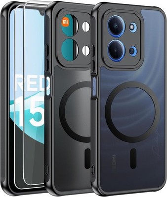 Matt Magnetisch Hülle + Displayglas für Xiaomi Redmi 15C / Poco C85 MagSafe Case
