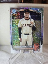 2025 Bowman Chrome Prospects Djean Macares 1st Bowman #BCP-237 (RC) Mega Mojo 5d