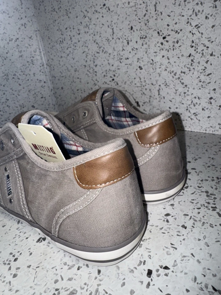 Zapatillas sin cordones Mustang True Denim marrón 42 EE. UU. 11-11,5 Foto 2 de 4