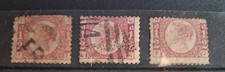 A4321  Great Britain 1870 SG48/49 group of 3 stamps