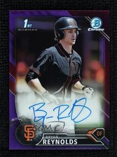 2016 Bowman Draft Chrome Pick Purple Refractor 188/250 Bryan Reynolds Auto 0b0