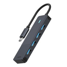 Rapoo USB-C Hub UCH-4001, USB-C auf USB-A, Gr...