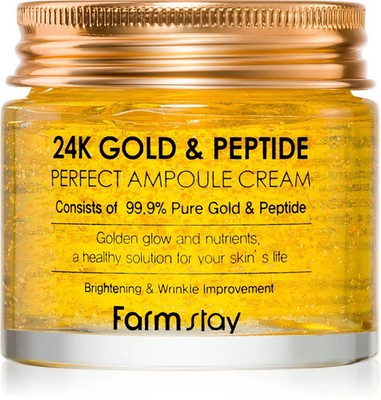 Farmstay 24K Gold & Peptide Perfekte Ampullen-Creme 80ml (2.7oz)