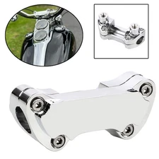 1-1/2" Tall Handlebar Risers Top Clamp Fit for Harley Dyna Low Rider Street Bob