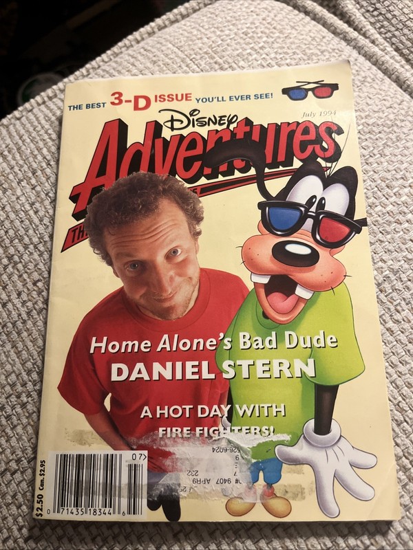 Disney Adventures Kids Magazine Back Issue July 1994 Daniel Stern Home Alone 3 D