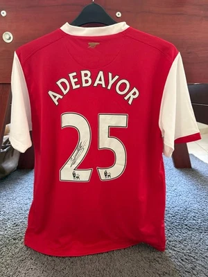 Maillot Arsenal 2006-2008 signé par Emmanuel Adebayor – Pièce de collection - Photo 1/4