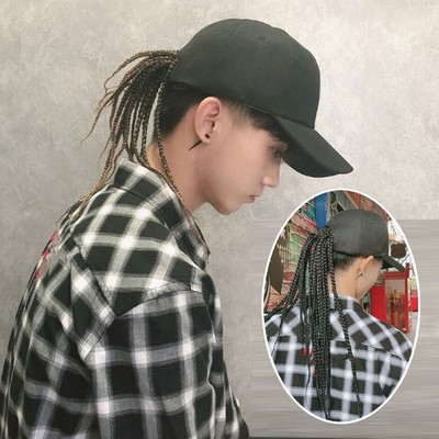 Punk-Haar Perückenhut Frauen Baseballmütze Hut mit Dreadlocks Perücke Mode