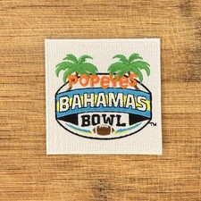 Popeyes Bahamas Bowl College Football Event Logo 3x3in Embroidered Patch