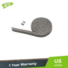  40-2 Duplex Double Strand Roller Chain x 10 feet  2 Connecting Links