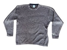 Columbia Sportswear Heavy Knit Sweater Men's L Brown Pullover Crew Neck