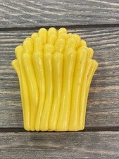 Pretend Play Food Toy French Fries Yellow Plastic Fast Food