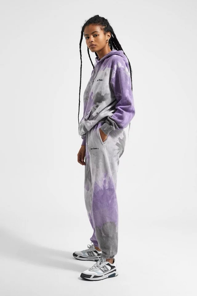 Urban Outfitters iets frans Purple Tye Dye Full Tracksuit Size Medium |  eBay UK