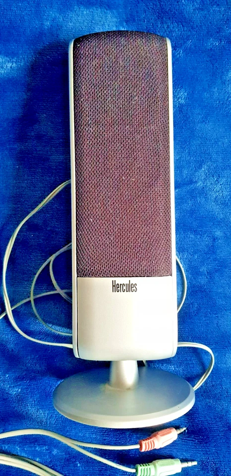 Hercules PC-Lautsprecher Typ XPS 2.010 Silber/Schwarz - Bild 3 von 4