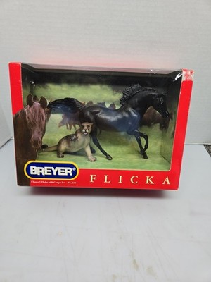Breyer Classic Flicka with Cougar Figure Set Reeves Item No. 610 NEW Retired