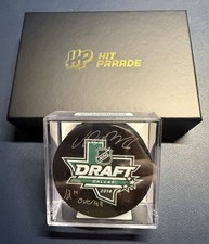 Noah Dobson Autographed 2018 NHL Draft Puck - NY Islanders - COA - Inscription