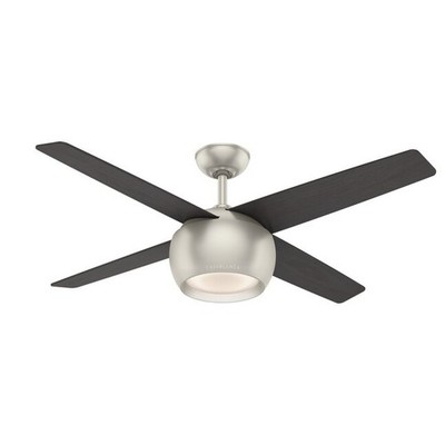 Casablanca Valby 54'' Modern Ceiling Fan, Matte Nickel, Wall Control, LED, 59333