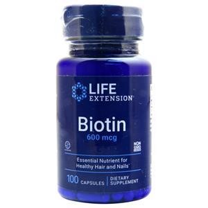 Life Extension Biotin (600mg)  100 caps