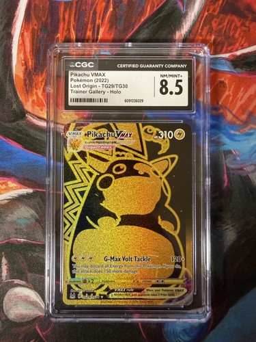 Pikachu VMAX graded CGC 8.5 for sale on eBay