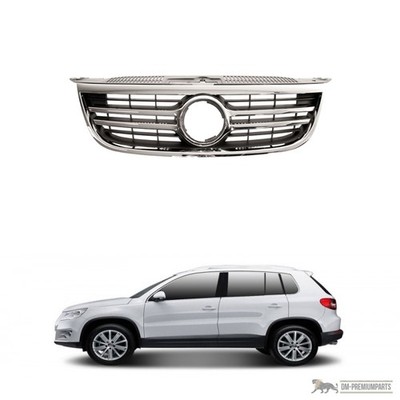 Kühlergrill Kühlergitter Grill schwarz passt für VW Tiguan 5N Baujahr 2007-2011