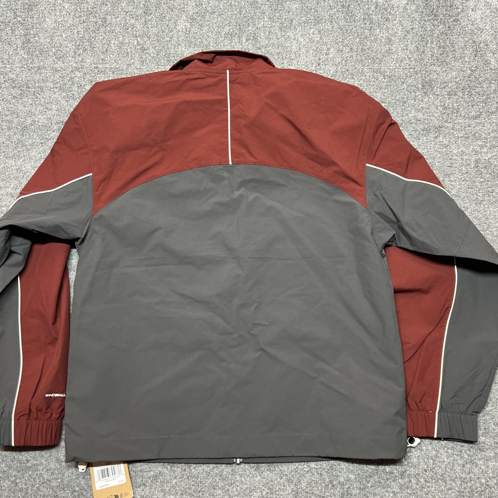 The North Face Jacket Mens Medium Gray Red WindWall Boreas Hike Full Zip Hiking thumbnail 5