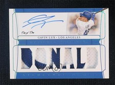 2020 Panini National Treasures Signature Names Platinum 1/1 Gavin Lux Auto b2g