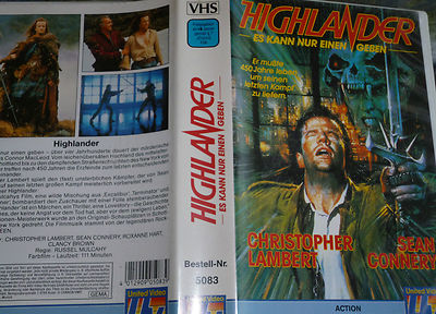 Highlander es kann nur einen geben Action VHS Frei ab 16 Jahre gebr.