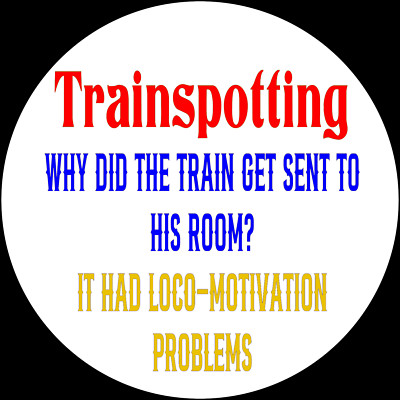 Train Spotter Button Pin Badge Trainspotting Xmas Cheeky Novelty Joke Funny