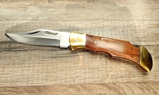 Coltello tascabile da caccia leopard serramanico manico legno palissandro c 2231
