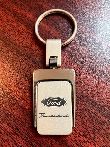 New Ford Thunderbird Metal Logo Key Chain Ring Fob