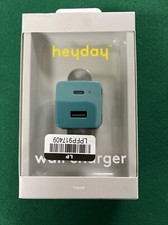 Heyday Glossy Evergreen Dual-Port 20w USB-A and USB-C Wall Charger